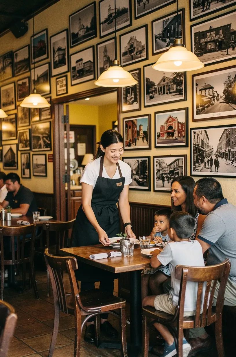 Supporting local service businesses in the community.